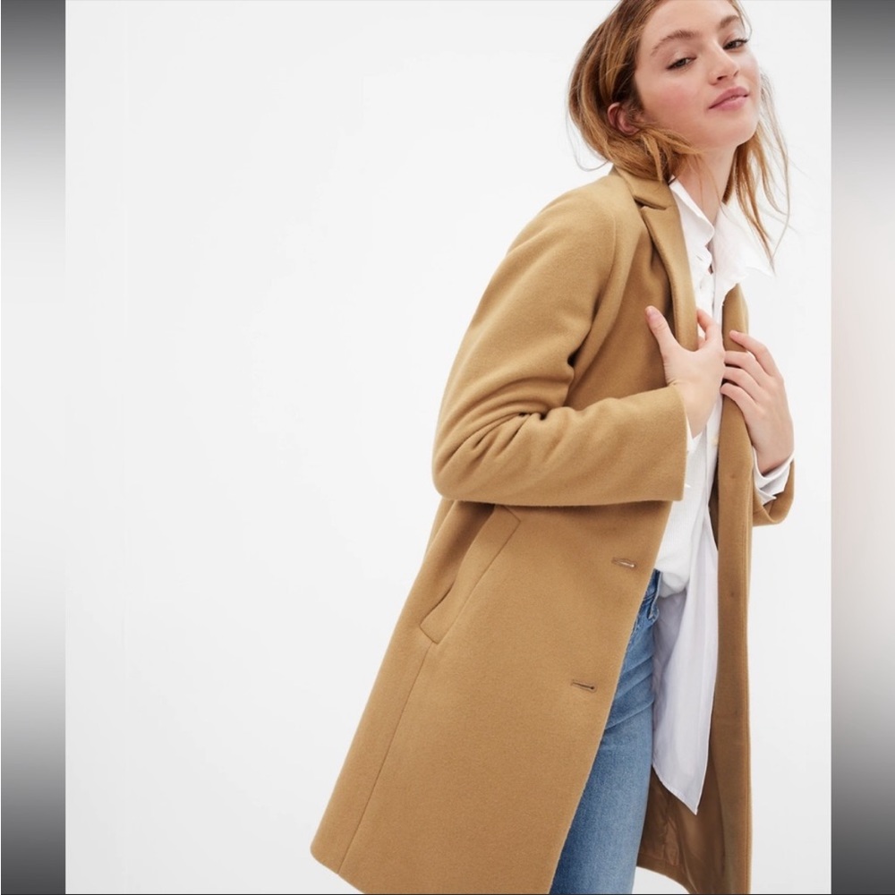 Gap Camel Brown Long Topcoat